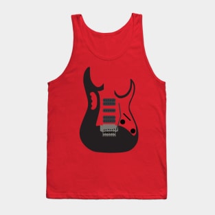 Black Guitar Tank Top